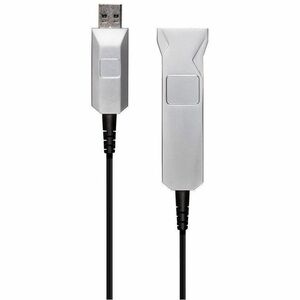 Monoprice+SlimRun+USB-A+to+USB-A+Female+3.0+Extension+Cable+Fiber+Optic+Black+32.8ft