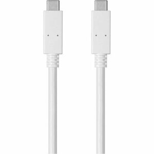 Monoprice+Essentials+USB-C+to+USB-C+3.1+Gen+1+Cable+5Gbps+3A+30AWG+White+2m+6.6ft