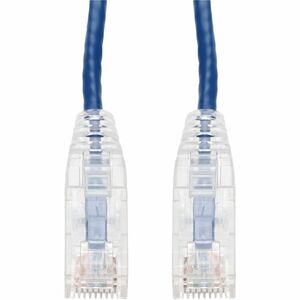 AddOn 3ft Blue CAT 6 Slim PVC Ethernet Cable Snagless Clear-Claw RJ-45 M/M ADD3FSLCAT6BE