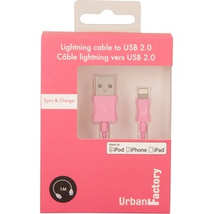 Urban Factory Sync/Charge Lightning/USB Data Transfer Cable CID32UF