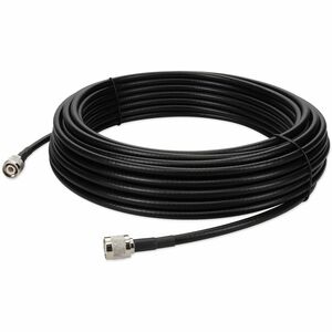 AddOn+50ft+Cisco+4G-CAB-LMR240-50+Compatible+TNC+Male+to+TNC+Female+Black+Coaxial+Simplex+PVC+Copper+Patch+Cable+4GCABLMR24050AO