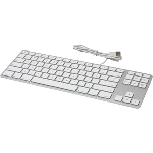Matias Wired Aluminum Tenkeyless Keyboard for Mac Silver