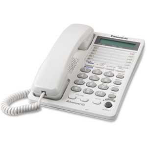 Panasonic+KX-TS208W+2-Line+Integrated+Standard+Phone+System%2c+White