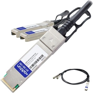 AddOn+3M+Cisco+Compliant+DAC+TAA+20G-CU+Twinax+QSFP%2b%2f2xSFP%2b