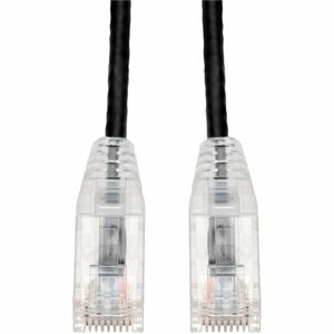 AddOn 20ft Black CAT6 Slim PVC Ethernet Cable Snagless Clear-Claw RJ-45 M/M CAT 6