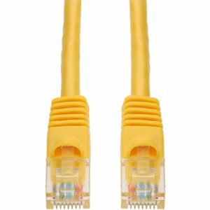 AddOn 5ft Yellow CAT 6 PVC Ethernet Cable Snagless Bubble Boot RJ-45 M/M ADD5FCAT6YW