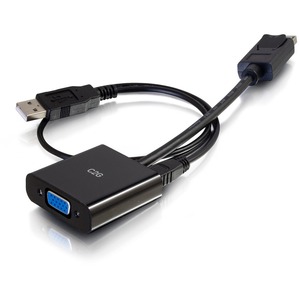 C2G+DisplayPort+to+VGA+Adapter+3.5mm+Audio+Active+Adapter+Converter+M%2fF+54682