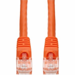 AddOn 20ft Orange CAT 6A PVC Ethernet Cable Snagless Bubble Boot RJ-45 M/M ADD20FCAT6AOE