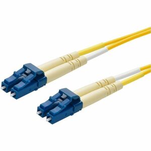 Monoprice+Single-Mode+Fiber+Optic+Cable+LC-LC+UL+2mm+9%2f125+OFNR+Duplex+Yellow+1m