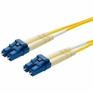 Monoprice+Single-Mode+Fiber+Optic+Cable+LC-LC+UL+2mm+9%2f125+OFNR+Duplex+Yellow+2m