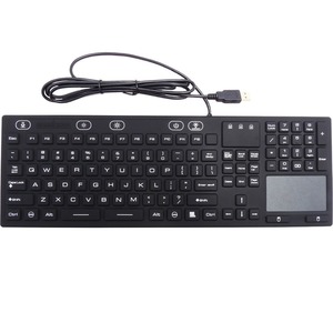 DSI WATERPROOF IP68 FULL SIZE KEYBOARD WITH TOUCHPAD LED BACKLIT
