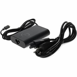 Addon+Dell%26reg%3b+LA65NM170+Compatible+USB+3.1+C+Male+to+NEMA+5-15P+Male+65W+20V+at+3.25A+Black+USB-C+Laptop+Power+Adapter+and+Cable+LA65NM170AA