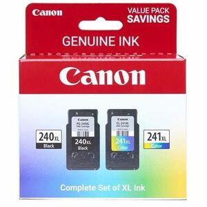 Canon ChromaLife100 PG-240 XL / CL-241 Original XL Yield Inkjet Ink Cartridge Value Pack Black Cyan Magenta Yellow 1 Pack