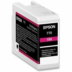 Epson+UltraChrome+PRO+770+Inkjet+Ink+Cartridge+Vivid+Magenta+Pack+T770320