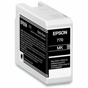 Epson UltraChrome PRO 770 Original Inkjet Ink Cartridge Matte Black Pack T770820