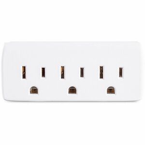 CyberPower GT3W Straight 3 Outlet Adapter White CyberPower+GT3W+Straight+3+Outlet+Adapter+White