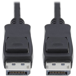 Tripp+Lite+10ft+DisplayPort+1.4+Latching+Connectors+M%2fM+Cable+Black+P580010V4