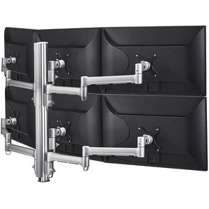 Atdec Desk Mount 6 Display up to 24in Monitor Silver AWMS613717HS