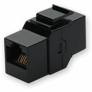AddOn RJ-45 Female to RJ-45 Female Black Cat6 UTP Copper Connector ADDC6UCPBK