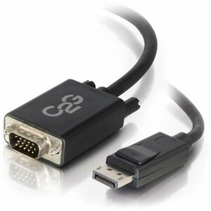 C2G 15ft 4.6m DisplayPort Male to VGA Male Active Adapter Cable Black
