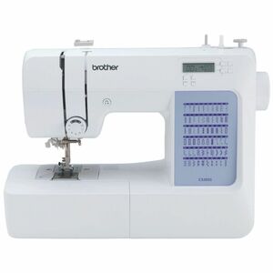 Brother CS5055 60 Builtin Stitches LCD Display Computerized Sewing Machine White