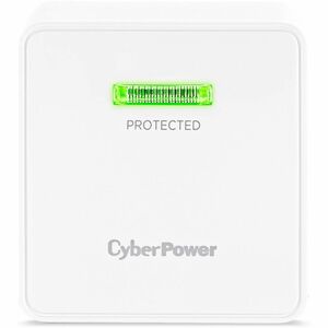 CyberPower HT200W Home and Office 2 Outlet Surge Protector with 1500 J Surge Suppression