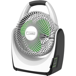 Lasko+RB200+Portable+Rechargeable+Operated+Fan+White