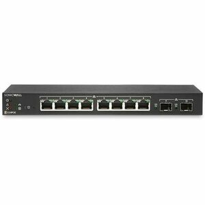 SonicWall SWITCH SWS12-8 WITH WIRELESS NETWORK MANAGEMENT AND SUPPORT 1YR 02SSC8364
