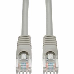 AddOn 50ft Gray CAT 5E PVC Ethernet Cable Snagless Bubble Boot RJ-45 M/M