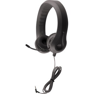 Hamilton+Buhl+Kid%27s+Flex-Phones+TRRS+Headset+with+Microphone+BLACK+KFX2BLK