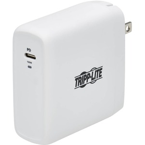 Tripp+Lite+Compact+1-Port+USB-C+Wall+Charger+White+U280W01100C1G