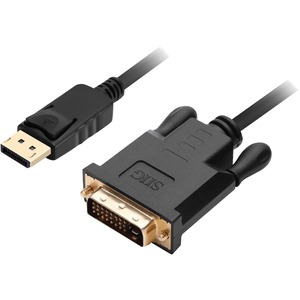 SIIG DisplayPort to DVI 6ft Cable CBDP1V12S1