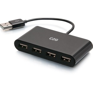 C2G+4-Port+USB+Hub+USB+2.0+Hub+USB+Multiport+Hub+480Mbps+C2G54462