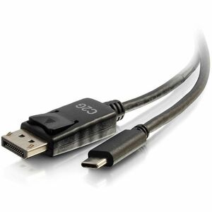 C2G 10ft 3m USB-C to DisplayPort Adapter Cable 4K 30Hz Black