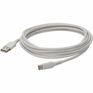 AddOn+6.6ft+USB-C+Male+to+USB+2.0+A+Male+Cable+White+USBC2USB2MW