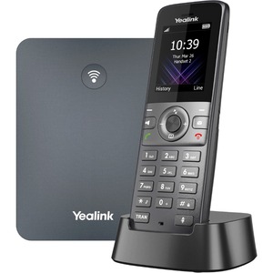 Yealink W73P IP Wall Mountable DECT Phone System, Classic Gray Yealink+W73P+IP+Wall+Mountable+DECT+Phone+System%2c+Classic+Gray