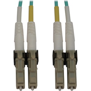 Tripp+Lite+5m+400G+Duplex+LC-PC+OM3+Multimode+Switchable+Fiber+Optic+Cable+Beige