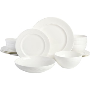 Gibson+Elite+Embossed+Bone+China+Double+Bowl+16-Piece+Dinnerware+Set