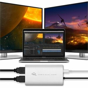 OWC USB-C to Dual HDMI 4K Display Adapter with DISPLAYLINK OWC+USB-C+to+Dual+HDMI+4K+Display+Adapter+with+DISPLAYLINK