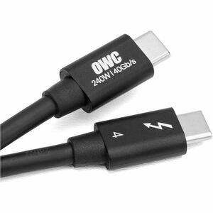 OWC 0.7M 28" Thunderbolt 4 USB-C Cable for Thunderbolt And USB-C Devices Black OWC+0.7M+28%22+Thunderbolt+4+USB-C+Cable+for+Thunderbolt+And+USB-C+Devices+Black