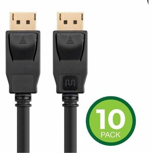 Monoprice Select Series DisplayPort 1.2a Cable 10ft 10-Pack Monoprice+Select+Series+DisplayPort+1.2a+Cable+10ft+10-Pack
