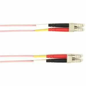Black+Box+Colored+Fiber+OM4+50%2f125+Multimode+Fiber+Optic+Patch+Cable+OFNP+Plenum+FOCMPM4030MLCLCPK