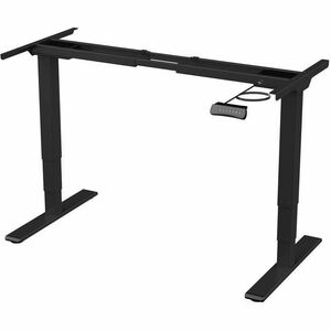 Workstream Dual Motor Height Adjustable 3-Stage Electric Sit-Stand Desk Frame v2 Black