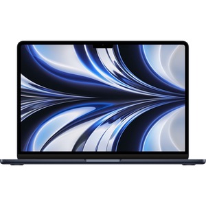 Apple MacBook Air 13.6" Notebook 2560 x 1664 Apple M2 Octa-core 8 Core 8 GB Total RAM 256 GB SSD Midnight Apple Chip macOS Monterey Retina Display In-plane Switching IPS Technology True Tone Technology Front Camera/Webcam 18 Hour Z160000AY