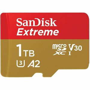 SanDisk Extreme 1TB Class 3/UHS-I U3 V30 microSDXC SDSQXAV1T00AN6MA SanDisk+Extreme+1TB+Class+3%2fUHS-I+U3+V30+microSDXC+SDSQXAV1T00AN6MA