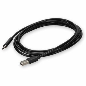 AddOn 5m USB A 2.0 Male to USB C 2.0 Male Black Cable