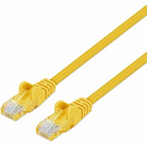 IC INTRACOM Cat6 U/UTP Slim Network Patch Cable 10 ft. Yellow