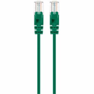 Intellinet Cat6 U/UTP Slim Network Patch Cable 1 ft. Green