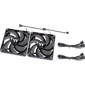 Thermaltake CT120 PC Cooling Fan 2-Fan Pack CL-F147-PL12BL-A