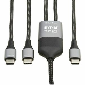 Tripp Lite 6ft USB-C Charging Cable/Splitter M/2xM 100W PD U420P2X6100W